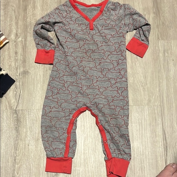 Gray and Red Kids One Piece - Picture 1 of 1
